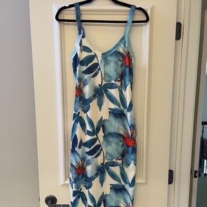 Floral Ribbed Dress